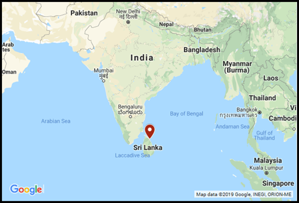 Sri Lanka_kort