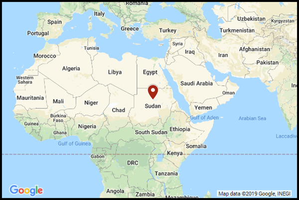 Sudan kort
