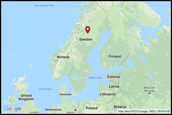 Sweden map