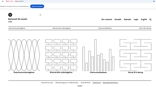 Sidevisning fra NIDC.dk
