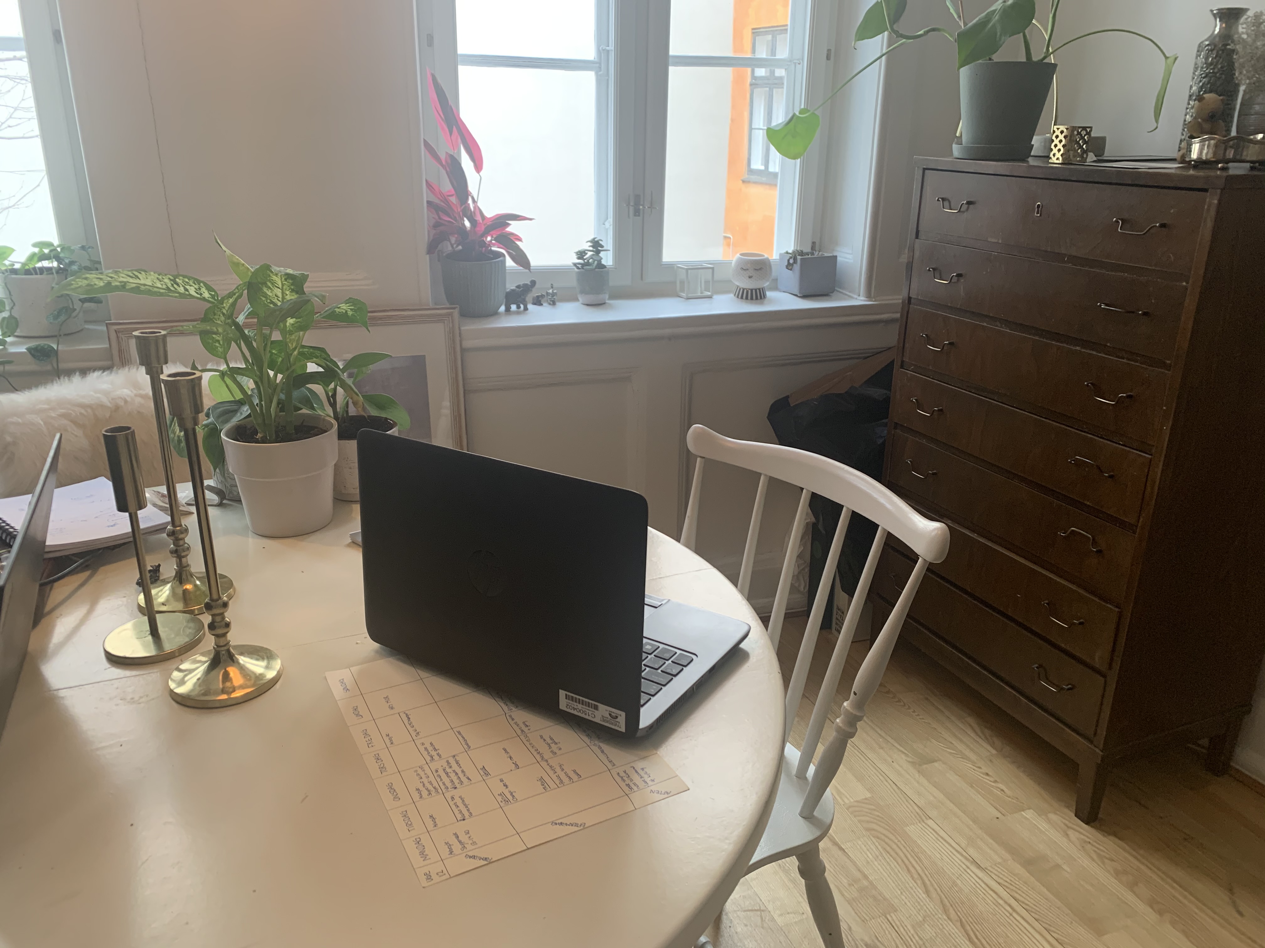 The employees at the Danish National ID Centre is working from home